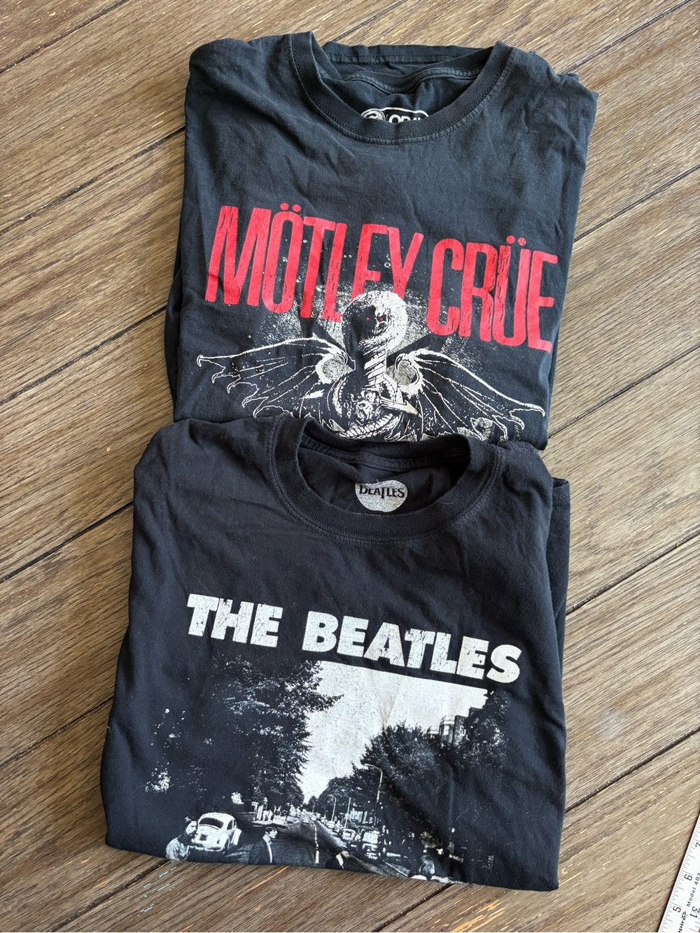 Mens Black Graphic Tee bundle - Band Logo